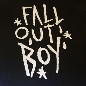 Black Fall Out Boy Tee